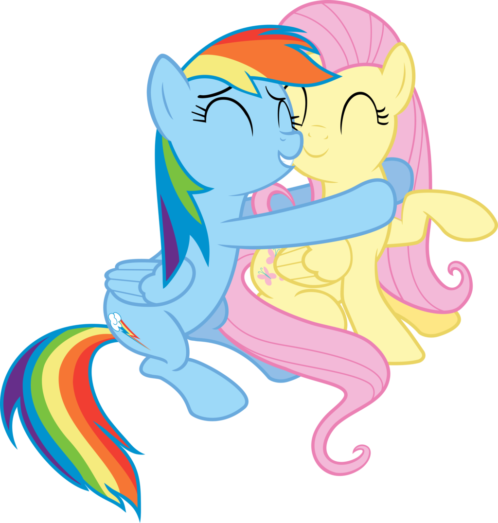 my little pony fluttershy x rainbow dash