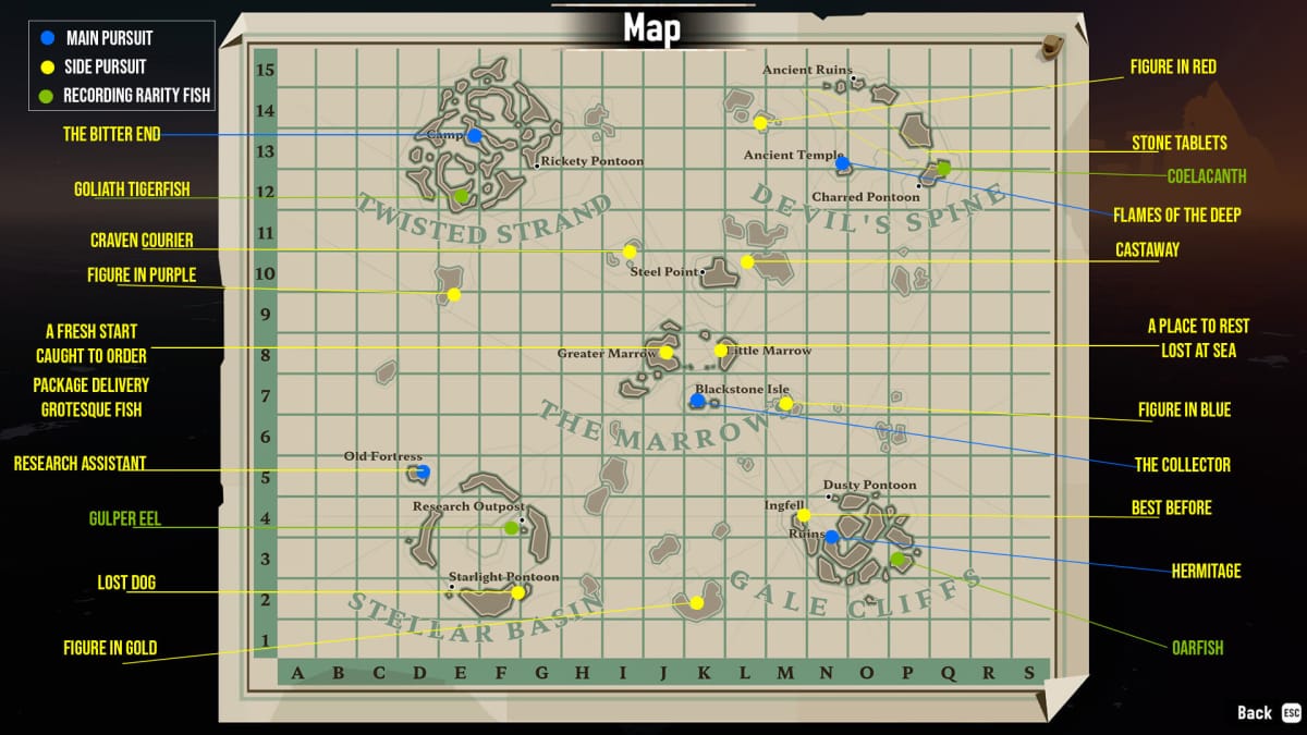 dredge map