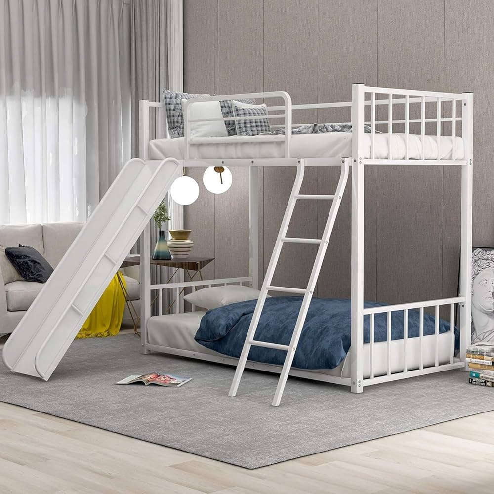 childrens bunk bed with slide