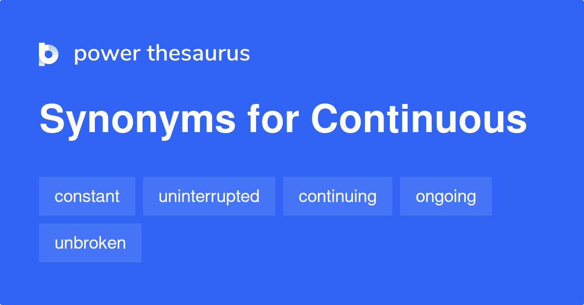 thesaurus continuous