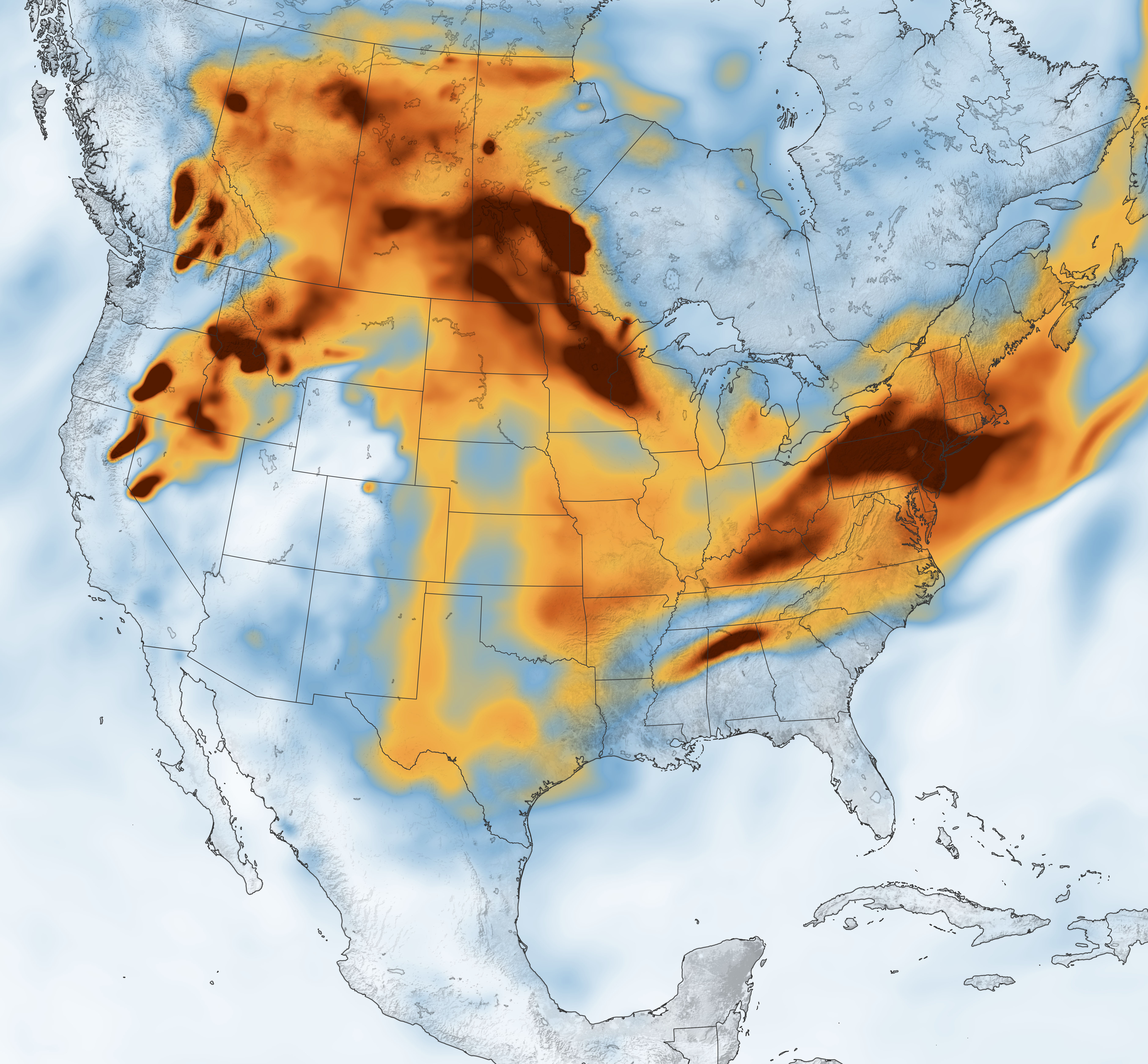 fire map north america