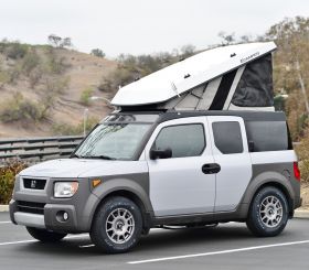 honda element camping