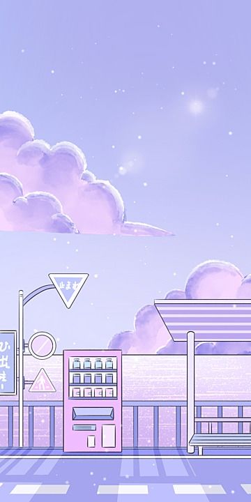 pastel cartoon wallpaper