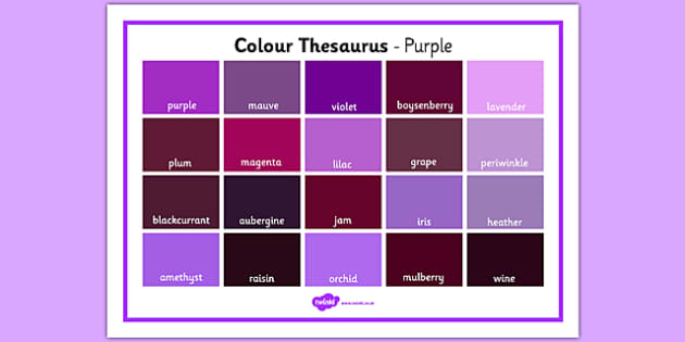 synonym for purple