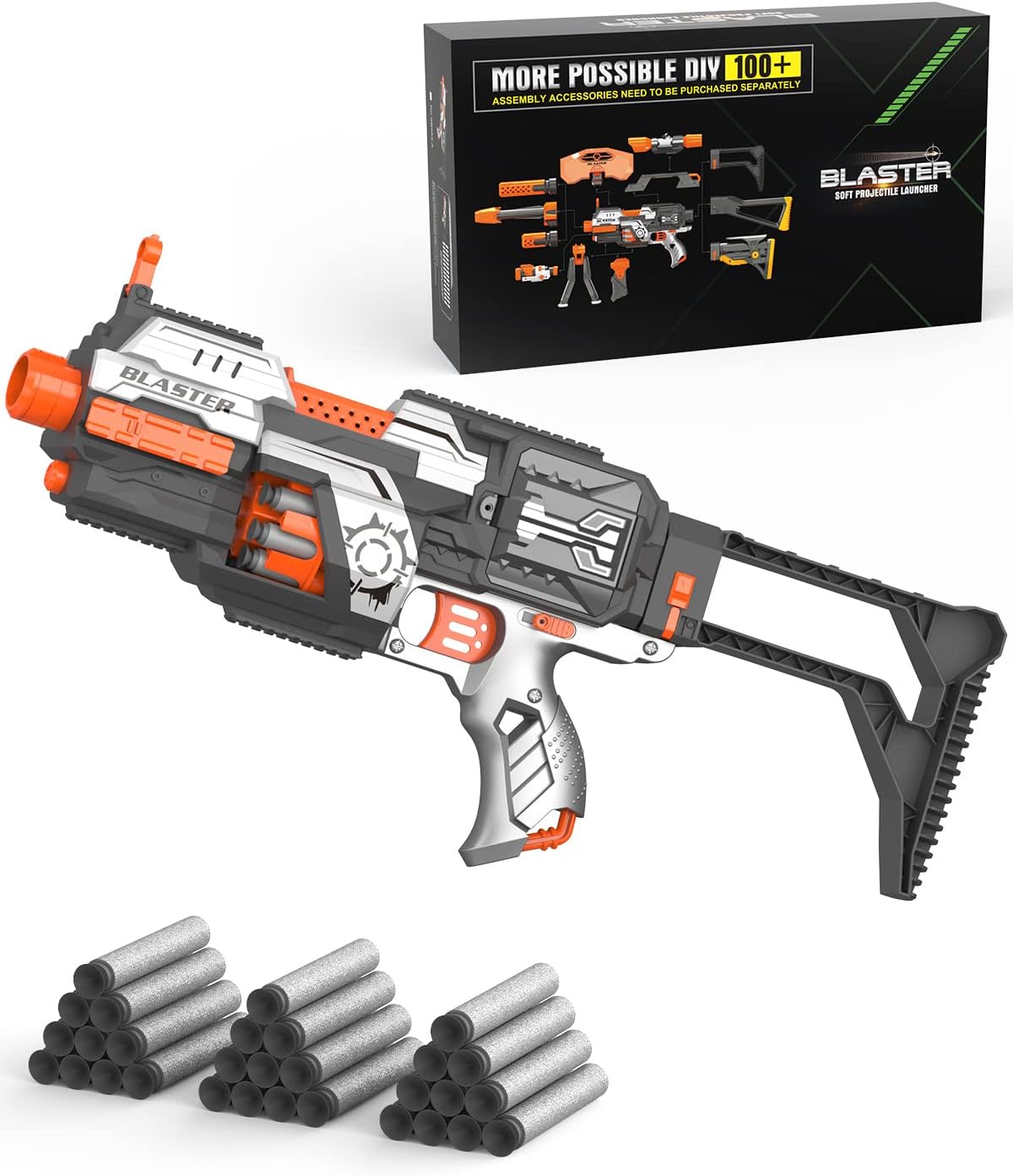 nerf machine gun