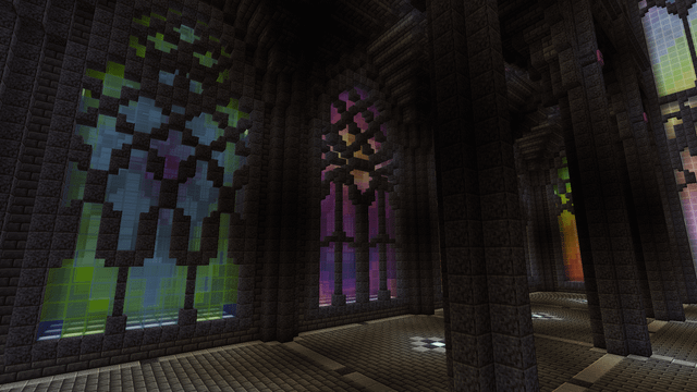 stained glass windows minecraft