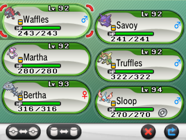 best pokemon team x