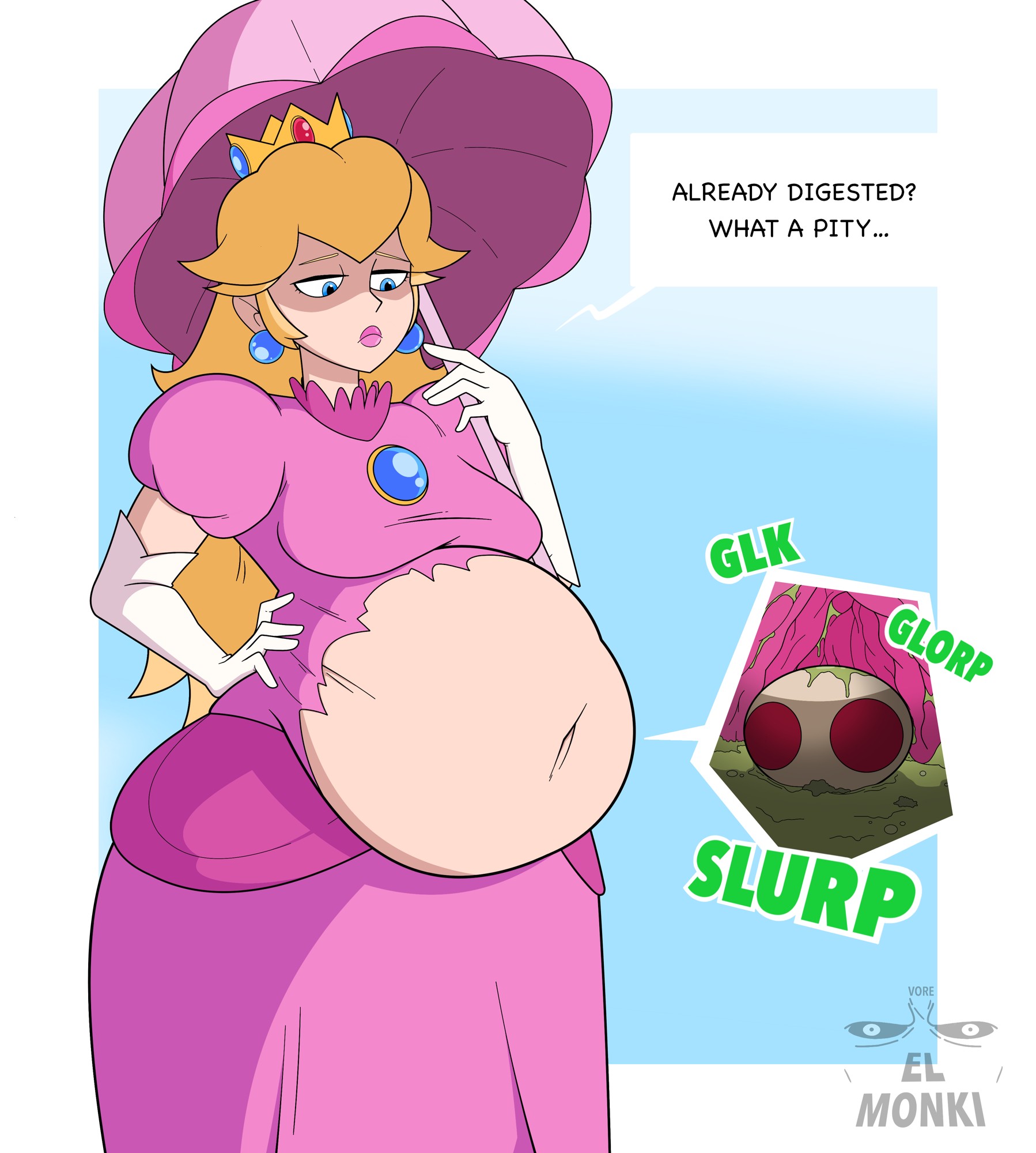 princess peach vore