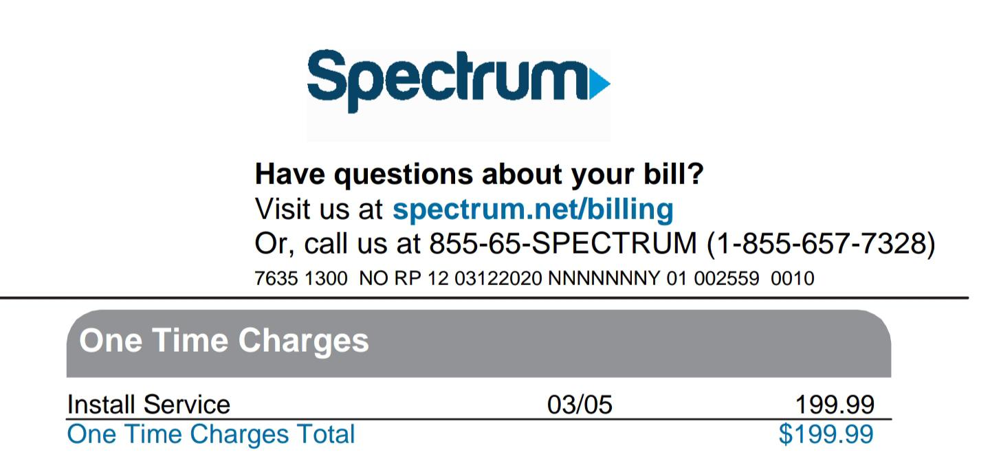 spectrum net billing