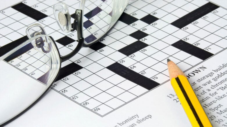 fixed crossword clue
