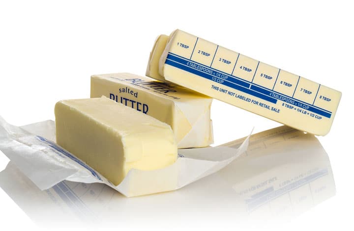 how much is 125g of butter in tablespoons