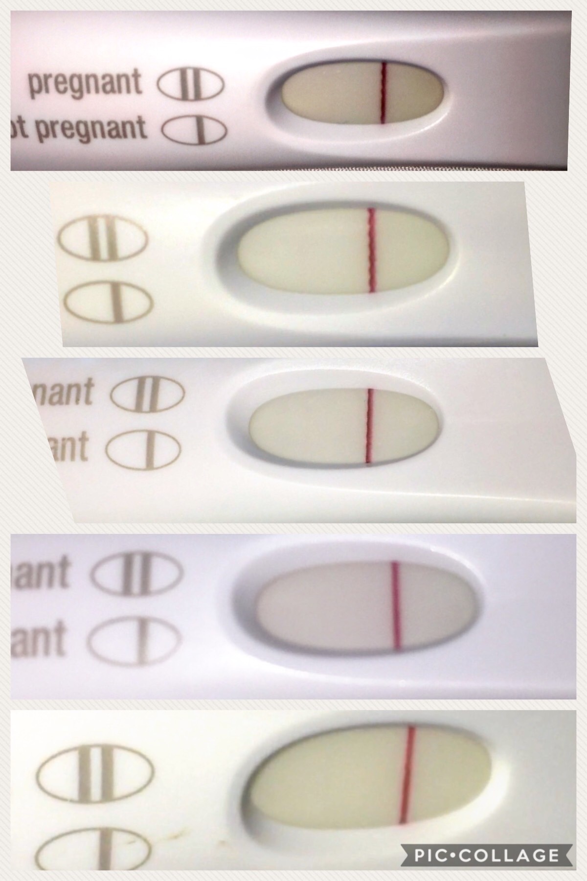 hcg line not getting darker