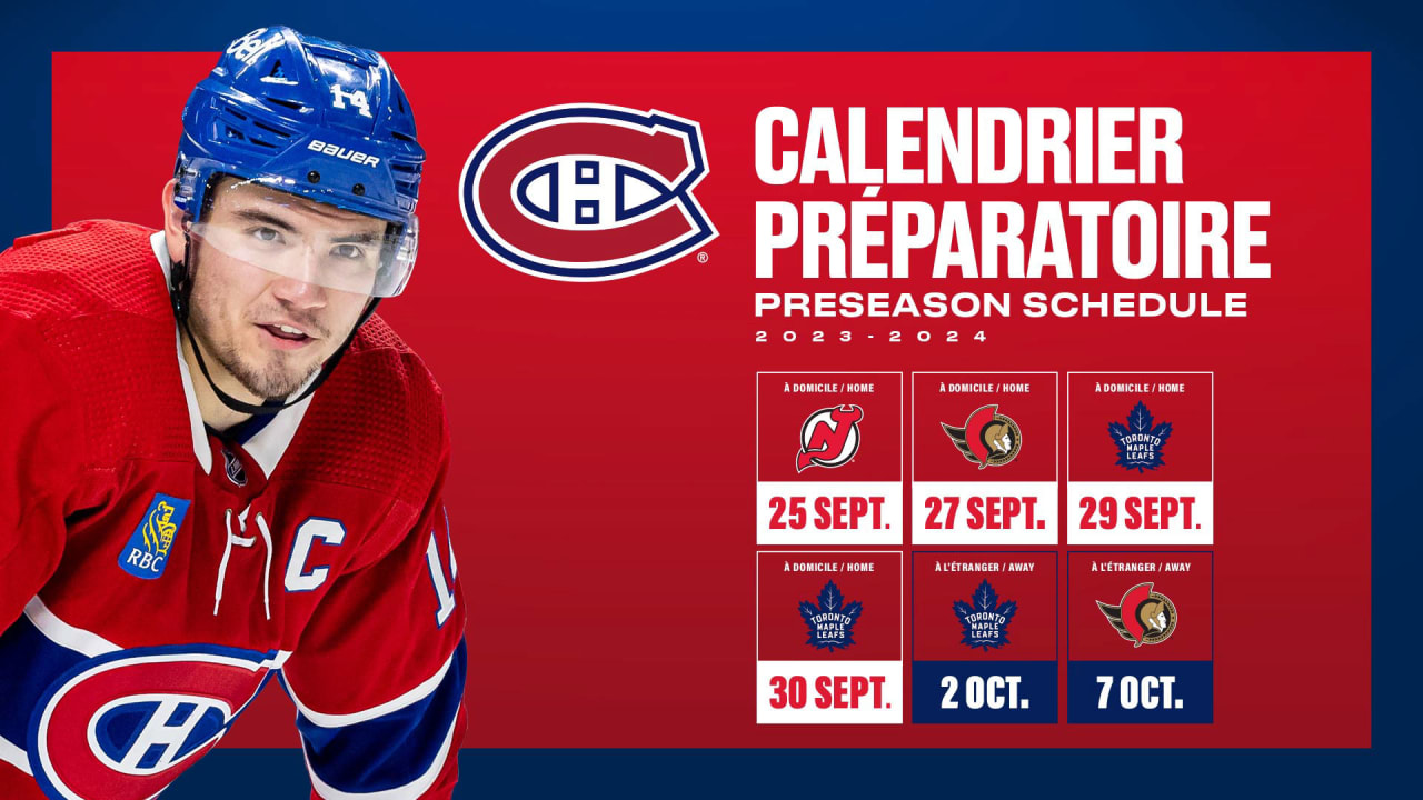 montreal canadiens schedule 2023-24