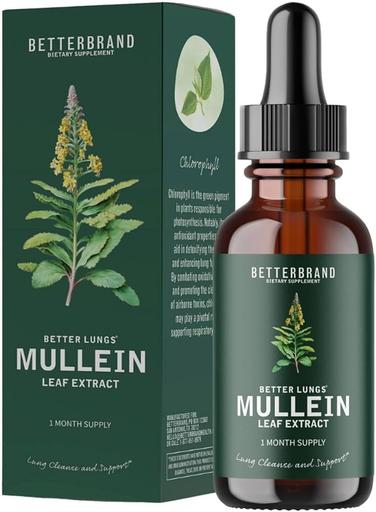 mullein drops for lungs