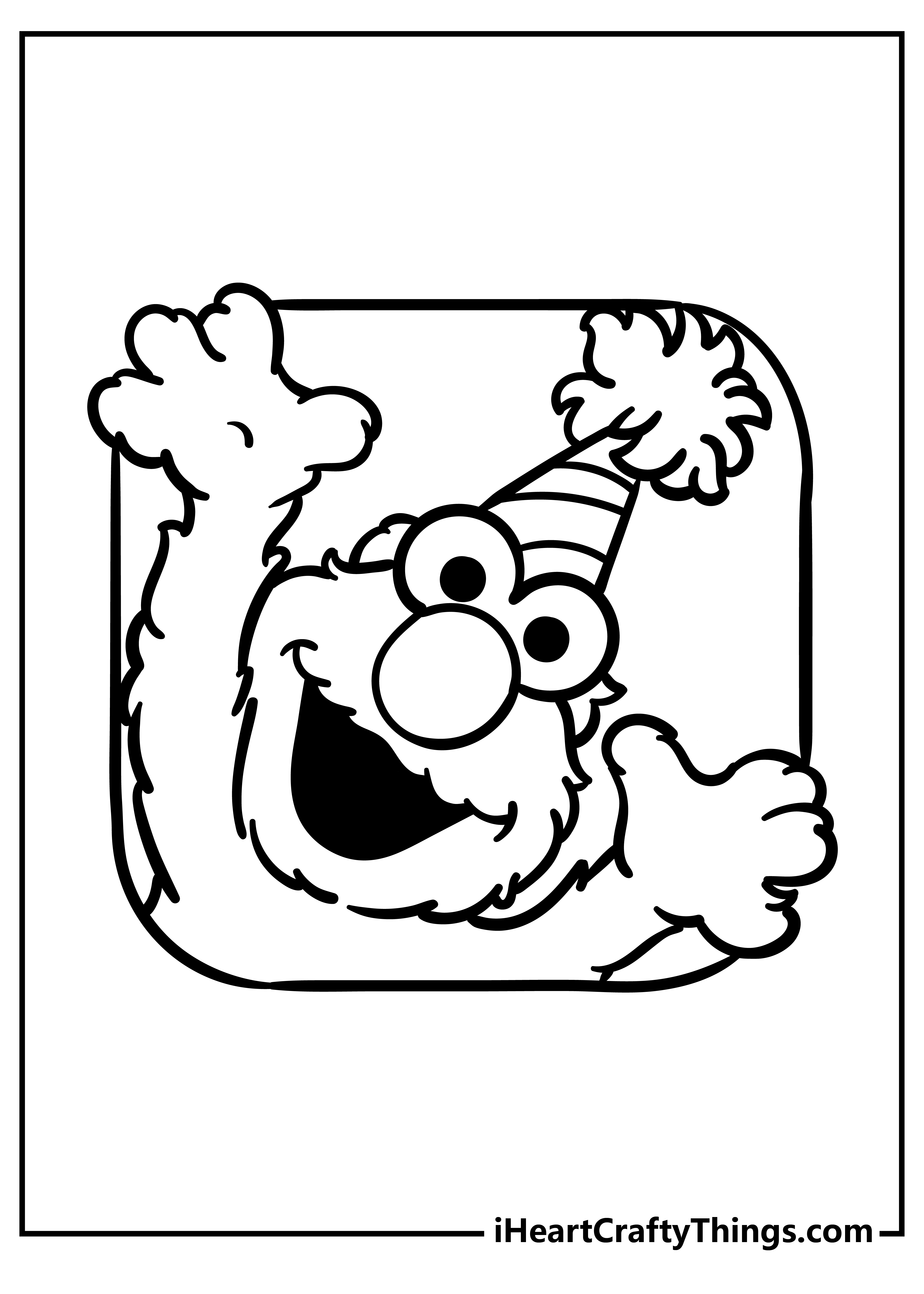 elmo coloring sheet