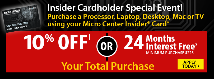 micro center credit card requirements