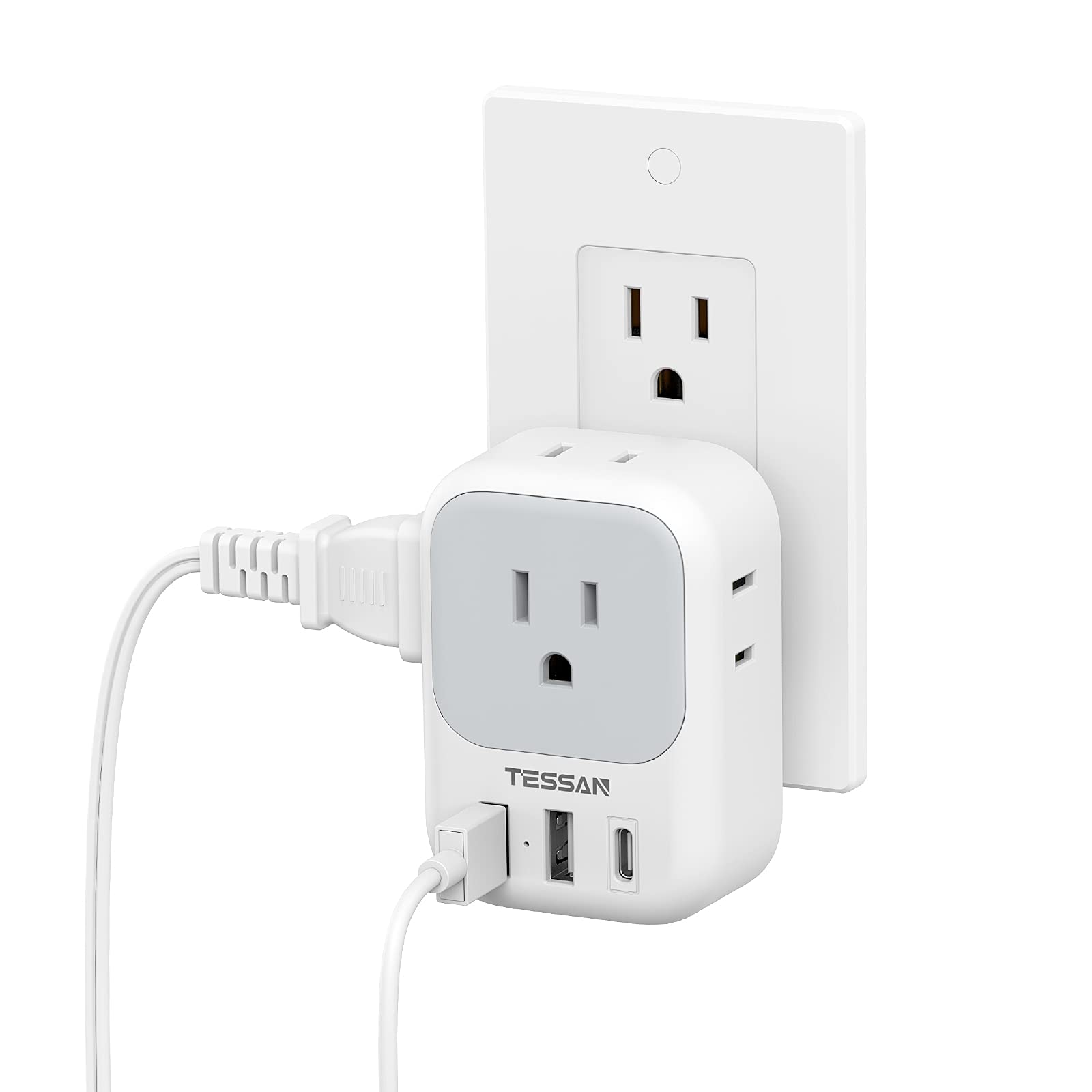 usb outlet plug adapter