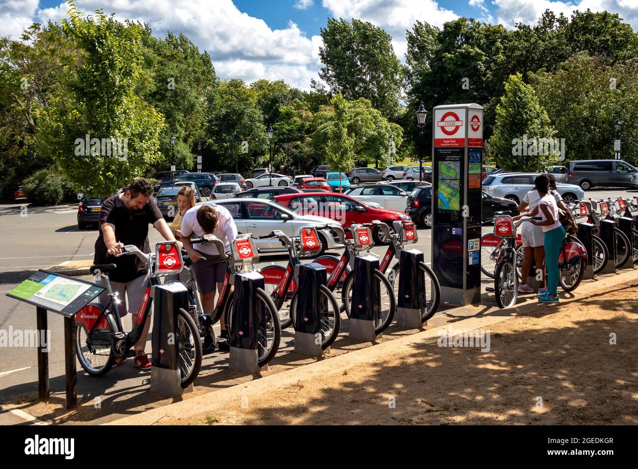 serpentine car park