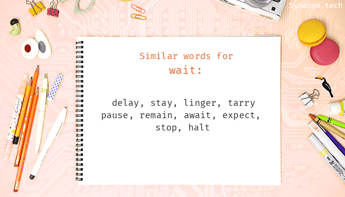 synonym for wait