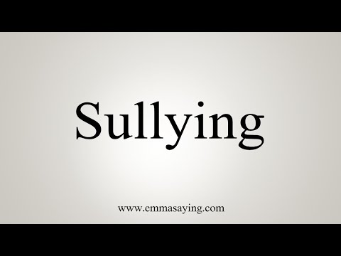 sullying meaning