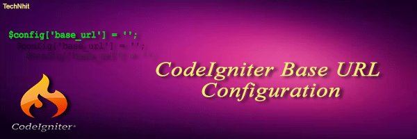 codeigniter base url