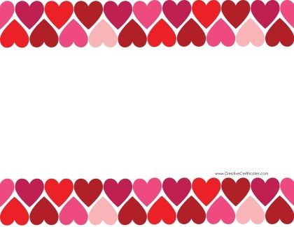 heart border clipart