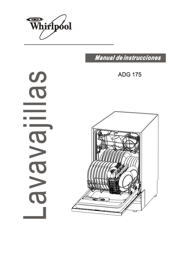 manual lavavajillas whirlpool