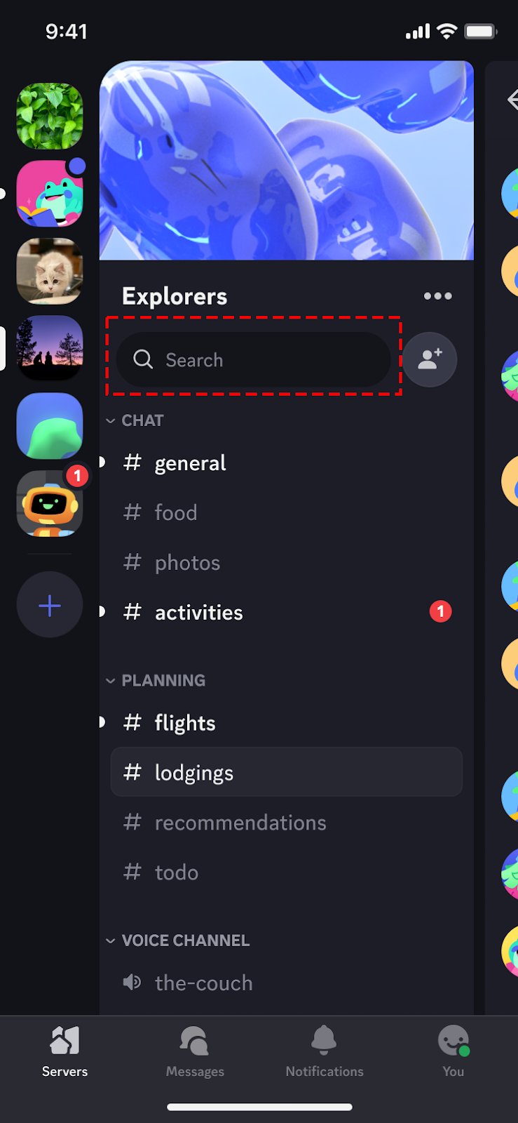 how to get the new discord layout