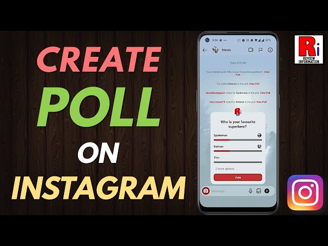 how to make a poll on instagram group chat