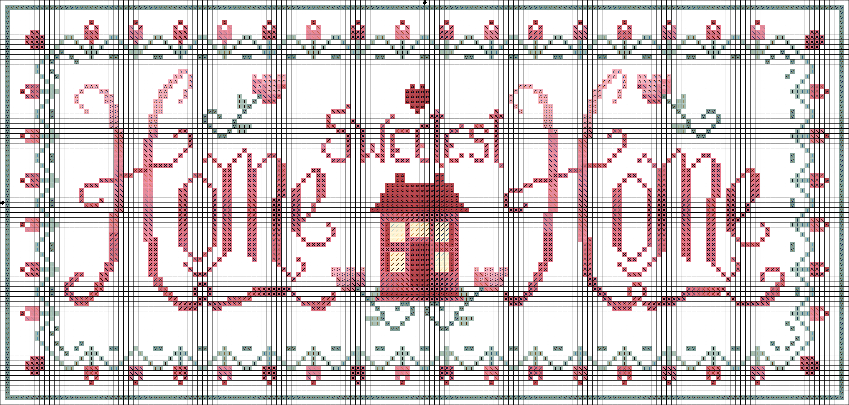 printable counted cross stitch patterns