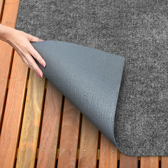 grey outdoor carpet