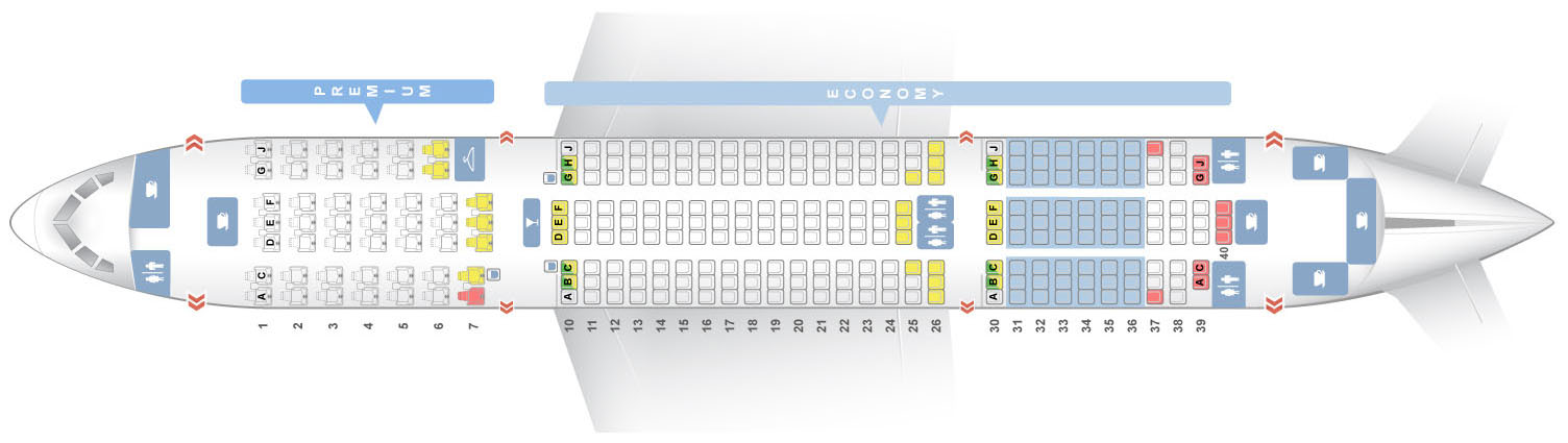 boeing 787-8 dreamliner seat map tui