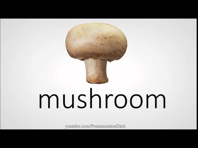 mushroom pronunciation