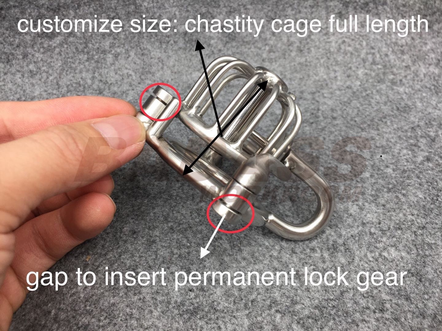 permanent chastity device