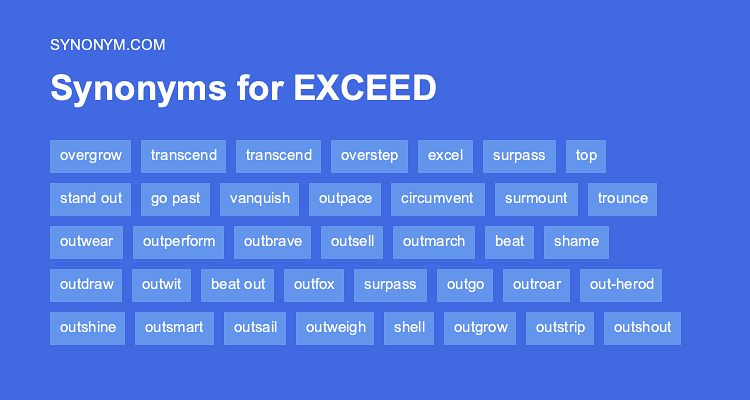 exceed synonym