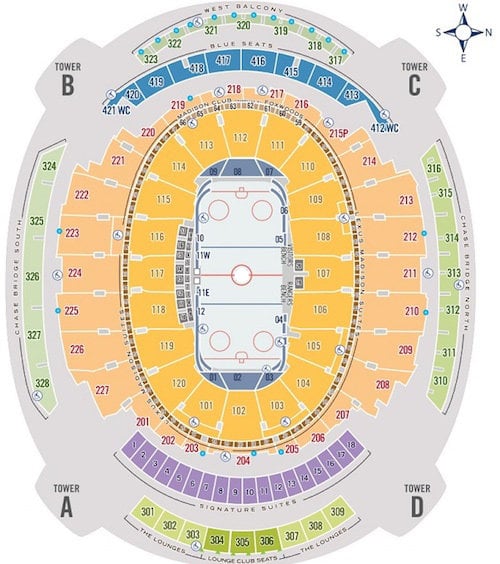 msg seating capacity