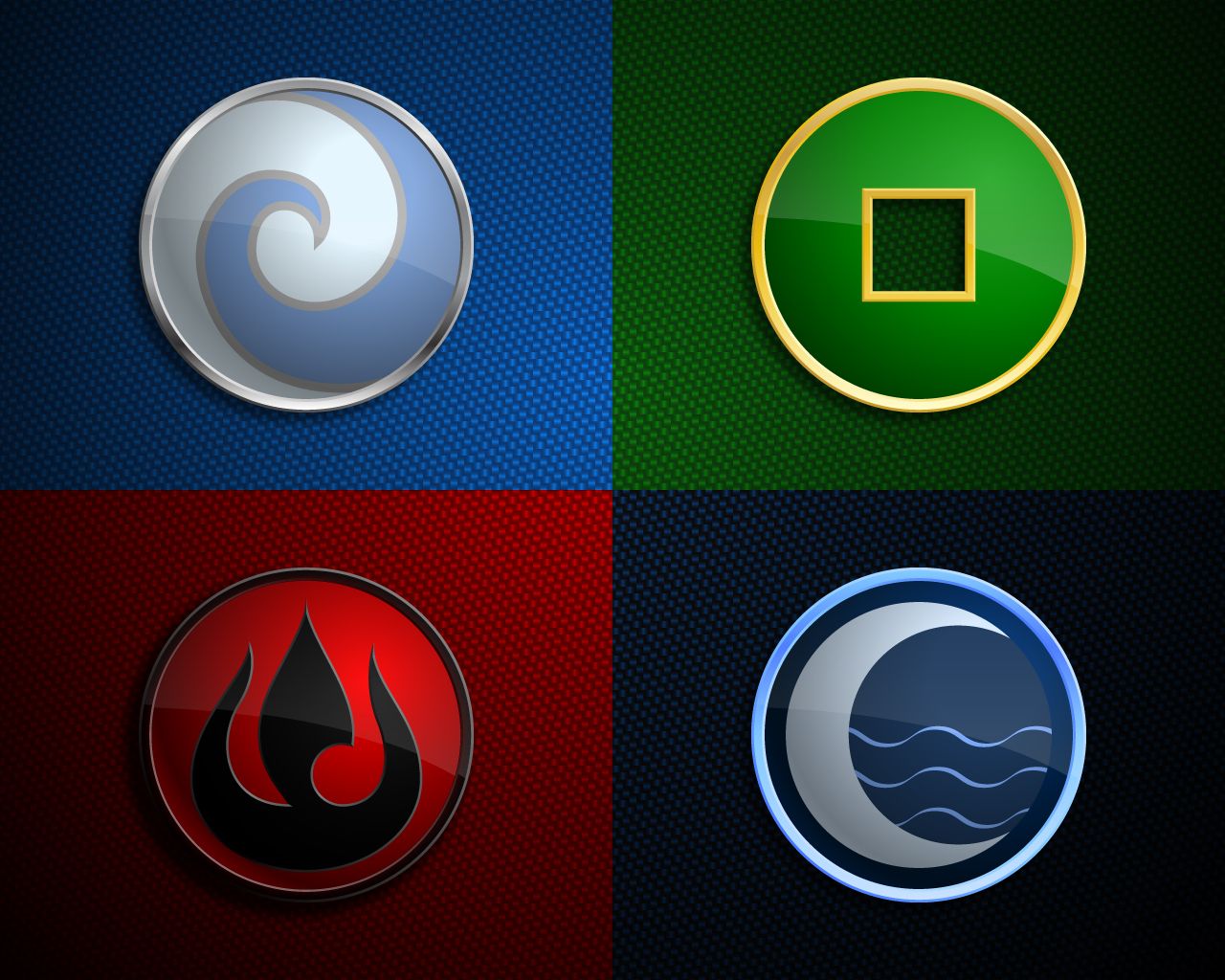 avatar the last airbender symbols wallpaper