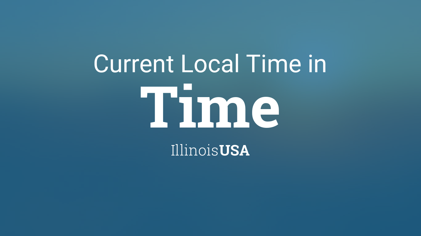 time in illinois usa