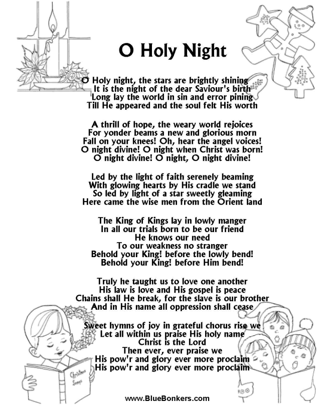 holy night song