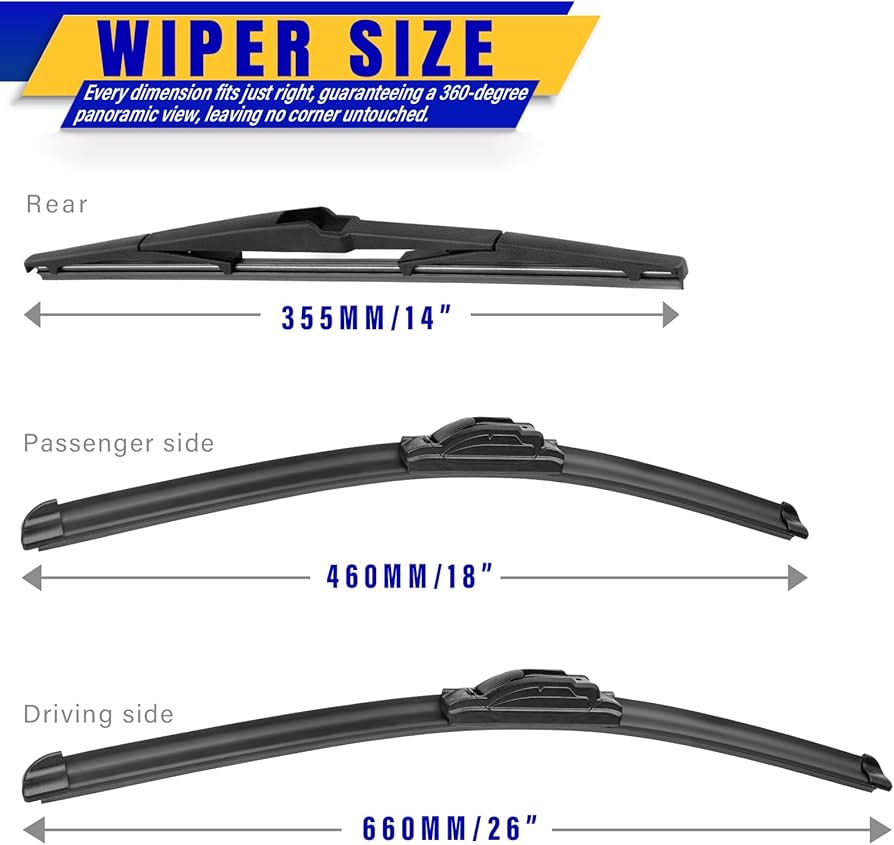 2014 jeep cherokee windshield wipers size