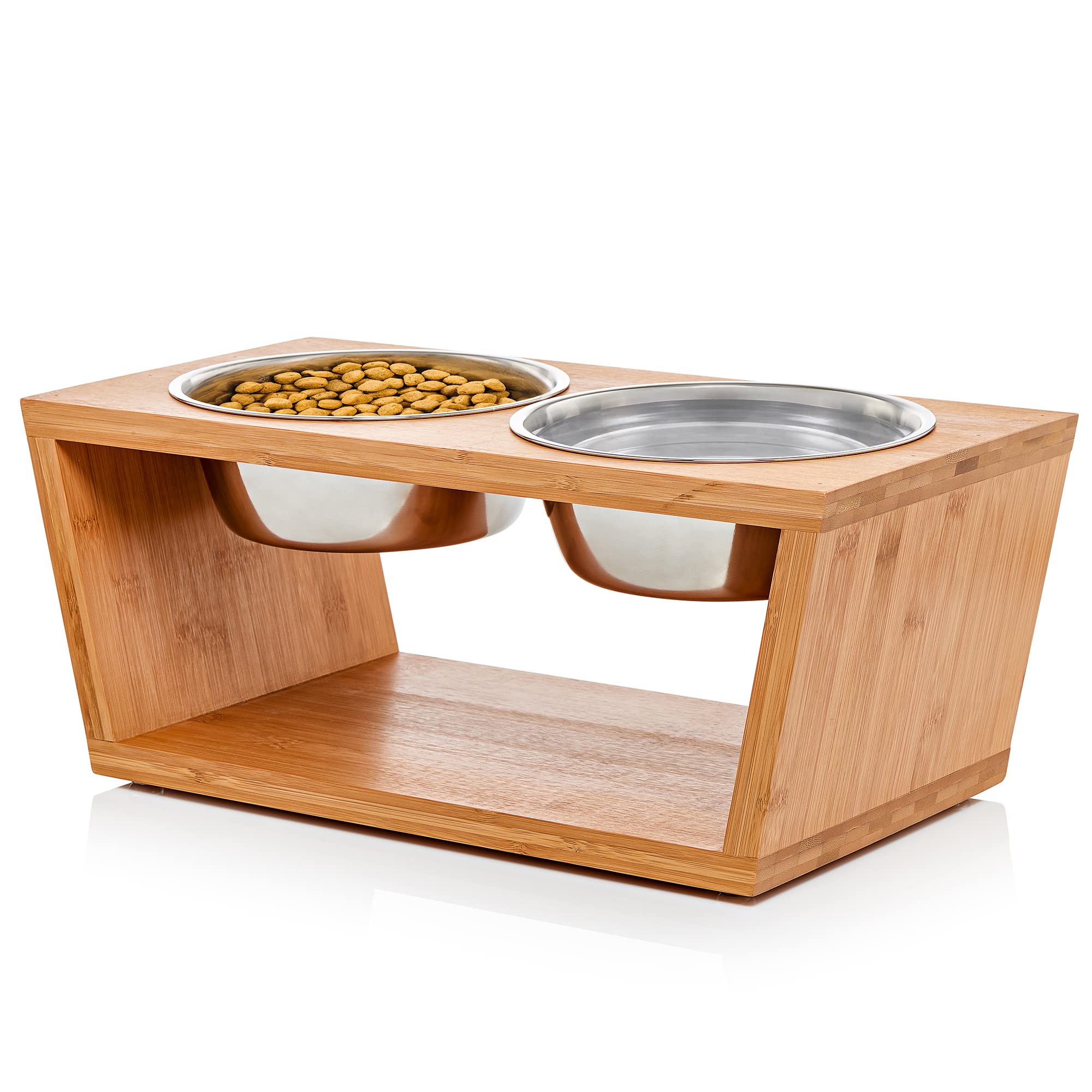 elevated dog bowl holder