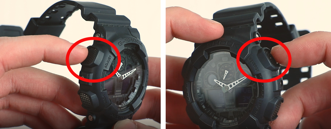 how to set a g shock watch