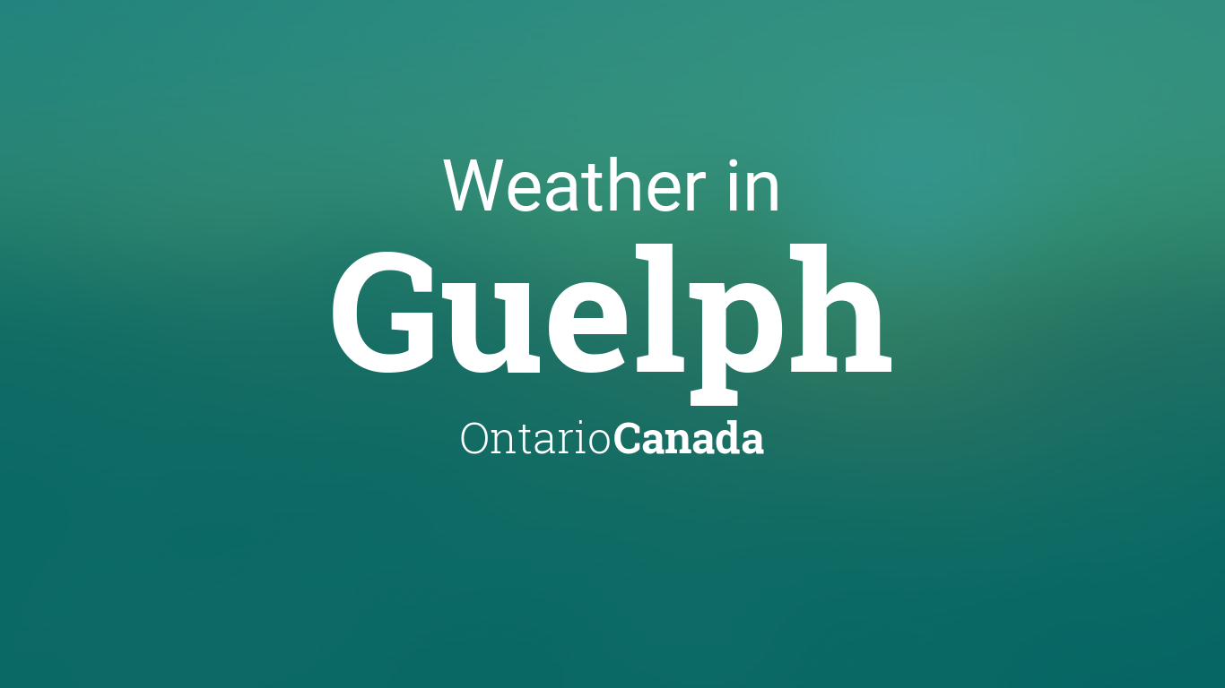 guelph ontario weather