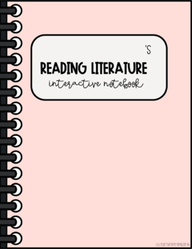 literature notebook cover