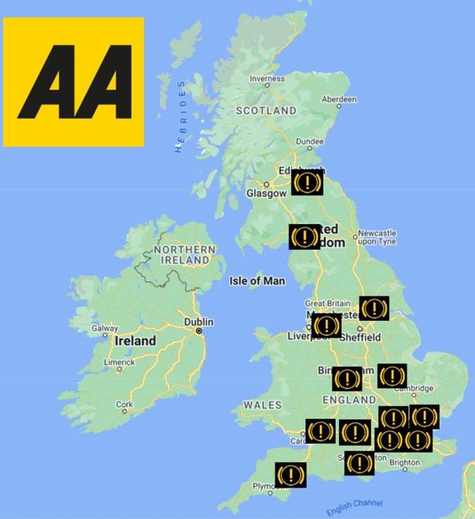 aa roadwatch york