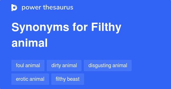 filthy synonym