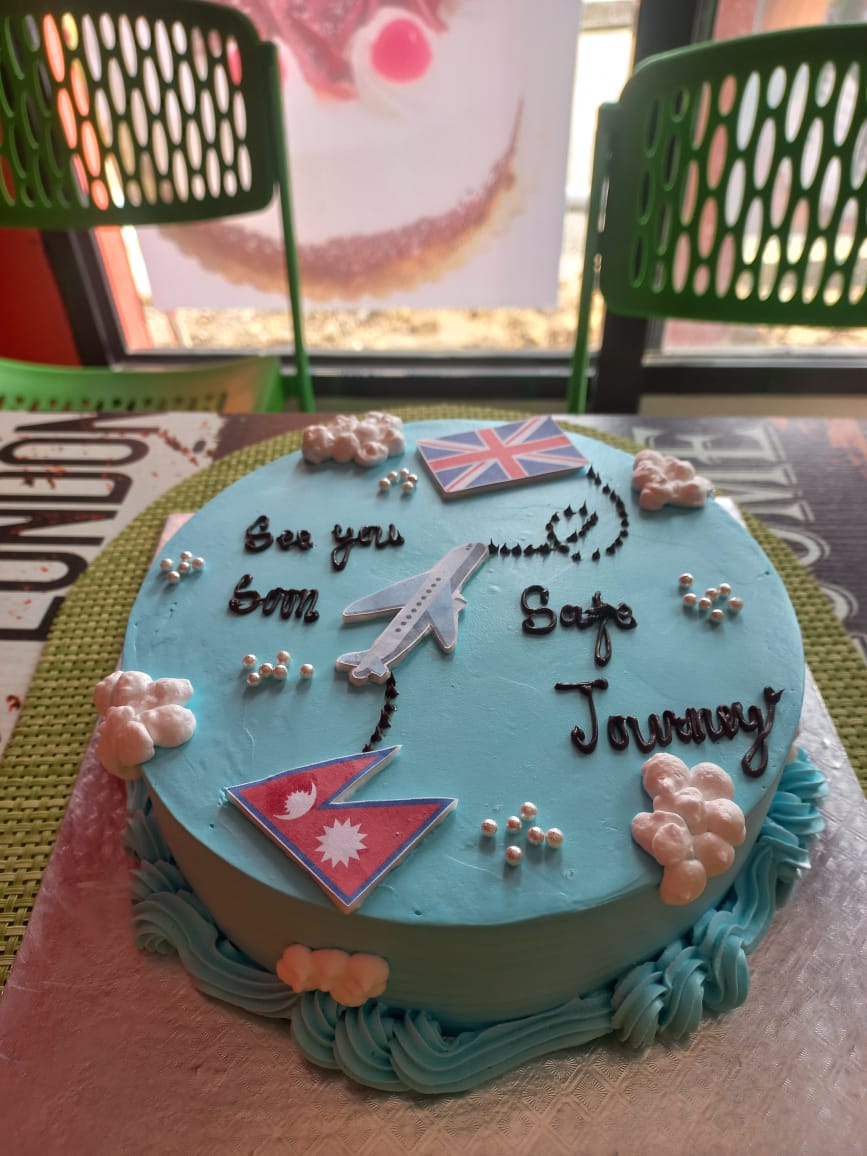 happy journey cake