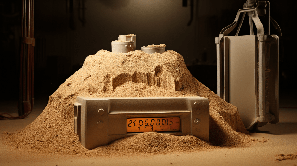 how much does 14 liters of sand weigh