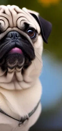 wallpaper pug dog