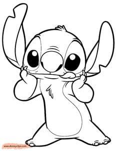 dibujos de stich para imprimir